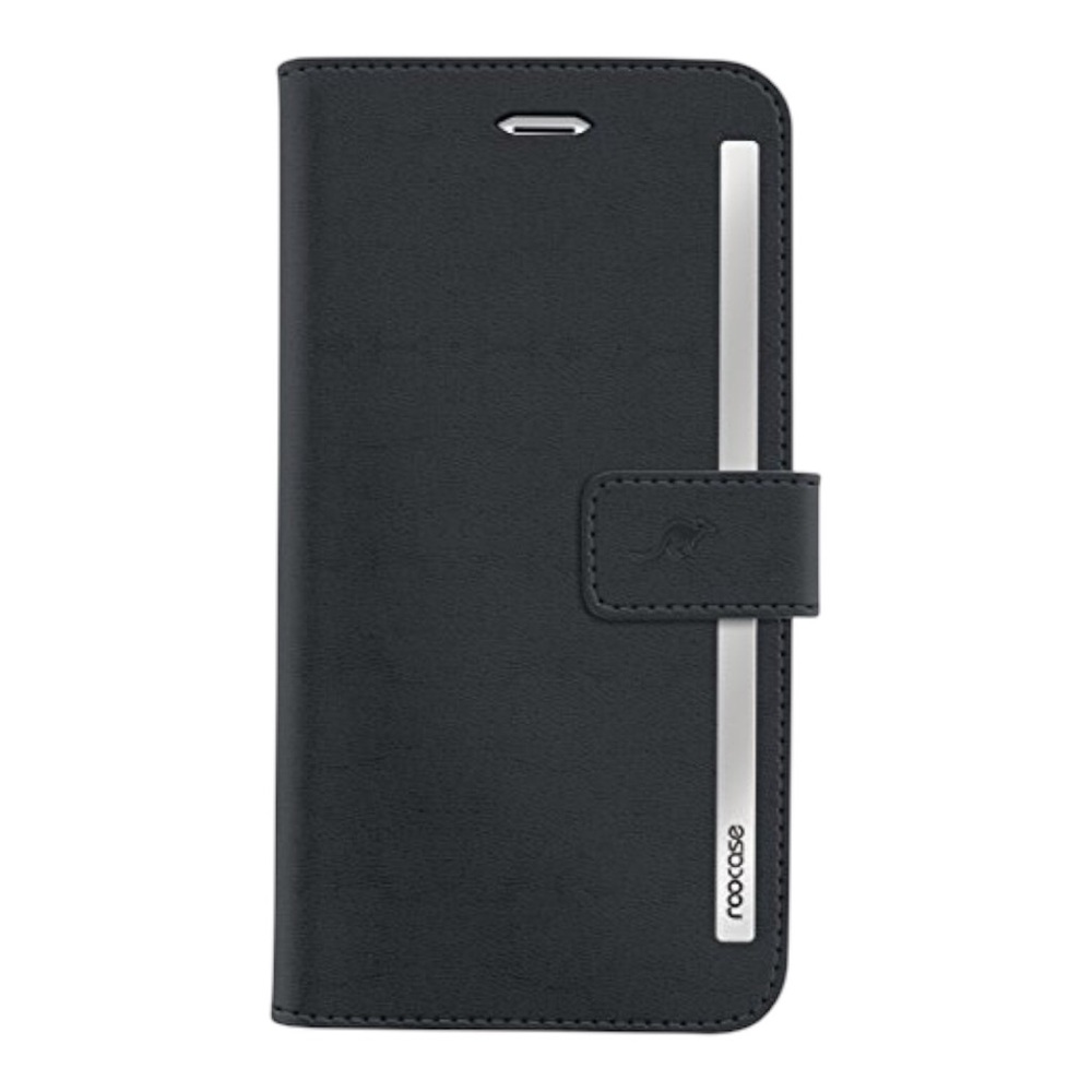 ROOCASE Wallet Iphone 6/6s Prestige- Magnetic Closure Phone Case Black